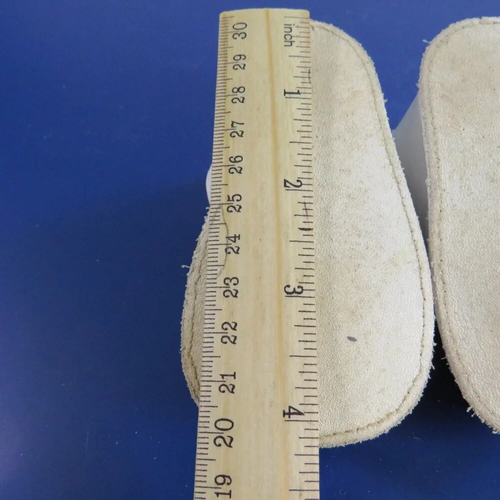Baby Vintage White Leather Baby Shoes Scott's Shoes size 28W with original box